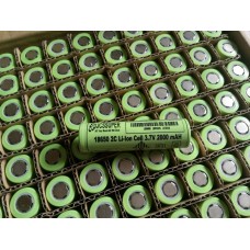 JCSSUPER li-Ion 3.7v 18650 Cells 2000 mAH 800 Cycles Rechargeable With 1 Year Warranty