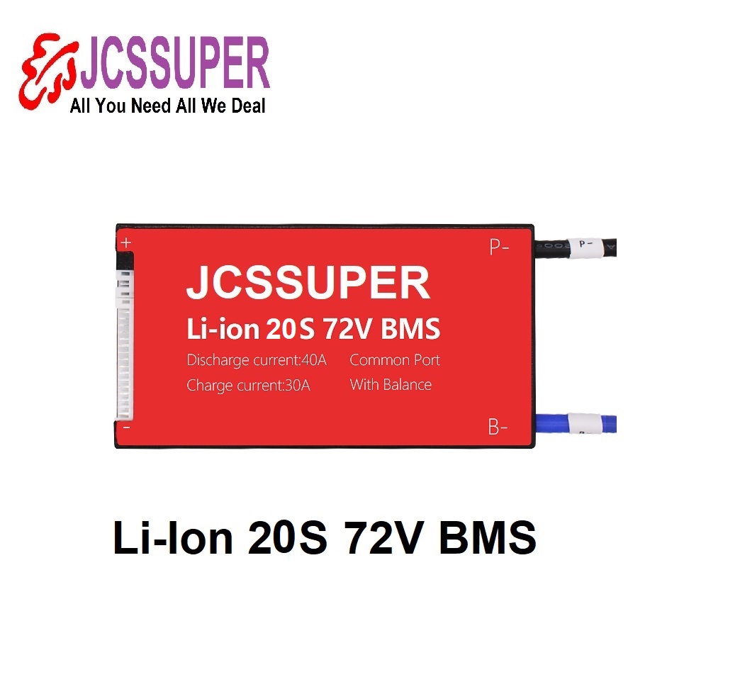 Carte De Protection BMS 20S 72V 45A Pour Batterie Lithium 18650 - Avec Équilibrage - Pour Scooter, VAE